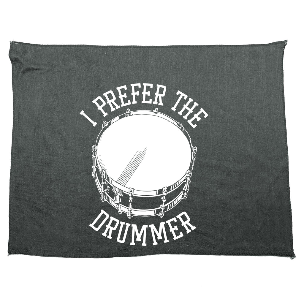 Prefer The Drummer Music Drums - Funny Novelty Gym Sports Microfiber Towel