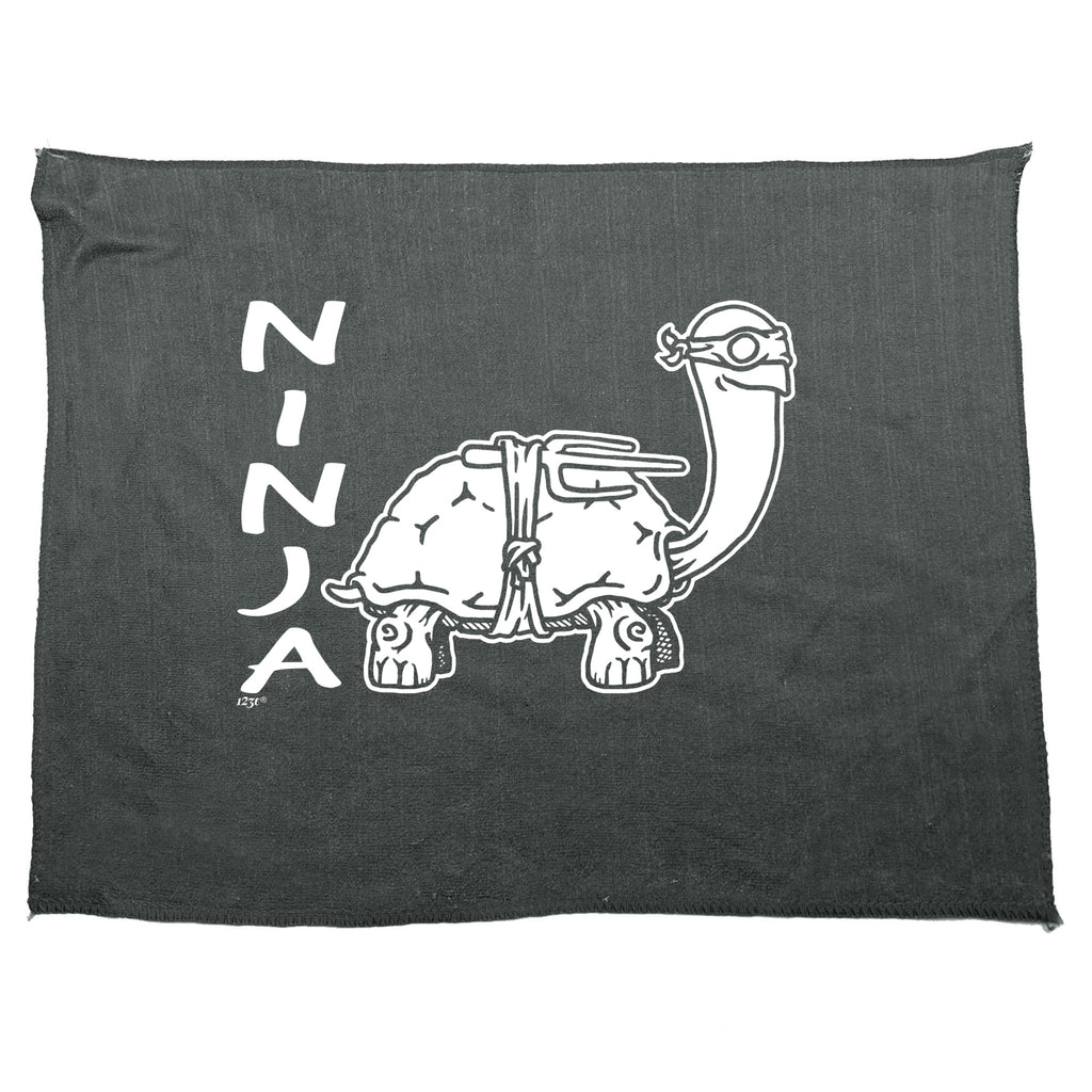 Ninja Tortoise - Funny Novelty Gym Sports Microfiber Towel