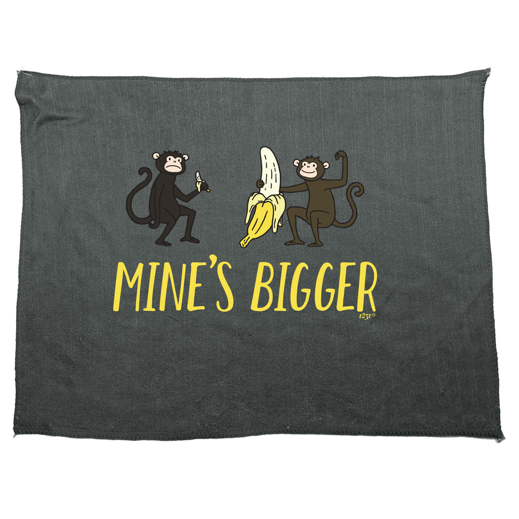 Mines Bigger Monkey - Funny Novelty Gym Sports Microfiber Towel