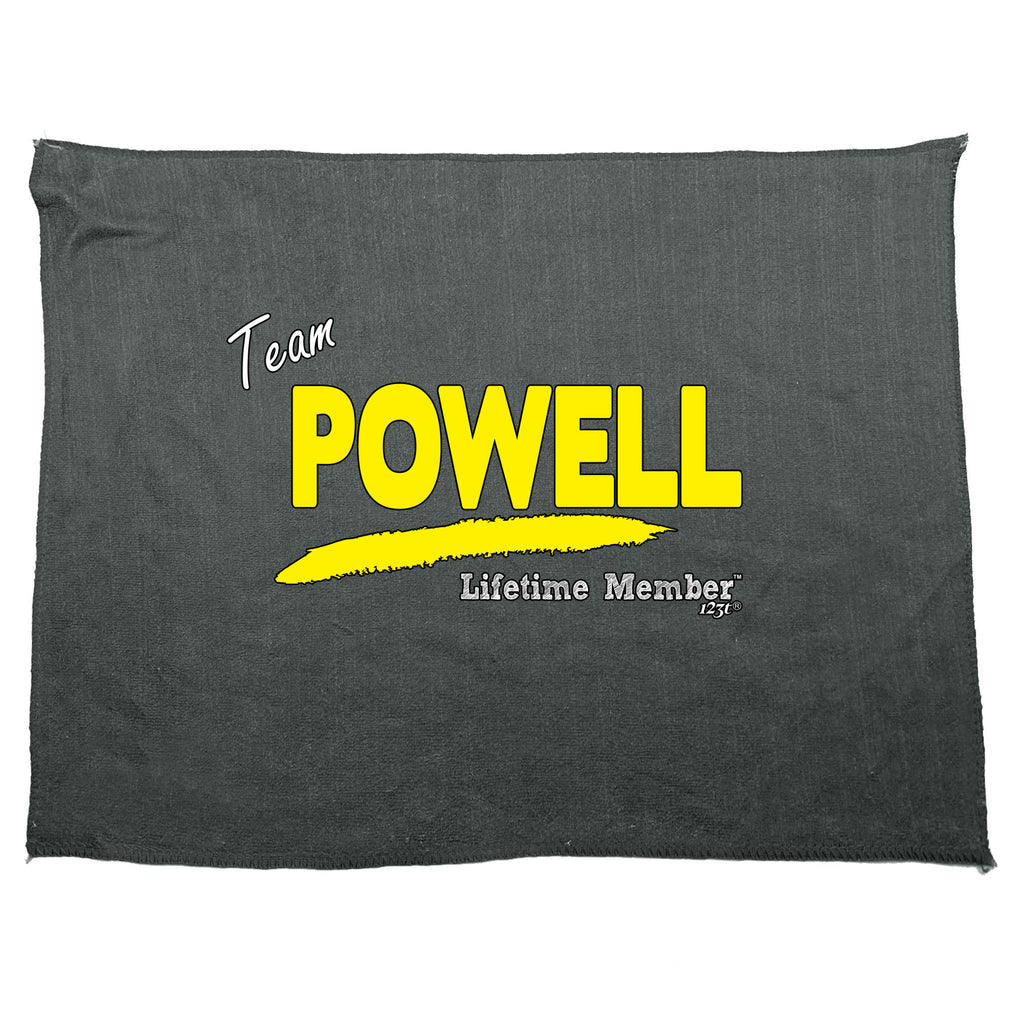 Powell V1 Lifetime Member - Funny Novelty Gym Sports Microfiber Towel