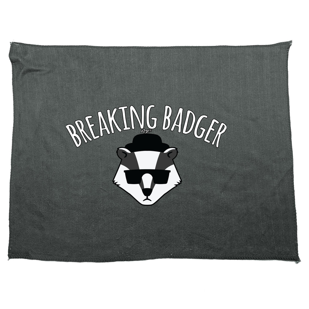 Breaking Badger - Funny Novelty Gym Sports Microfiber Towel