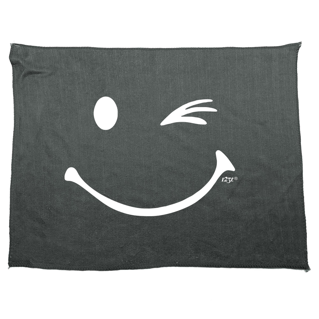 Smile Wink - Funny Novelty Gym Sports Microfiber Towel