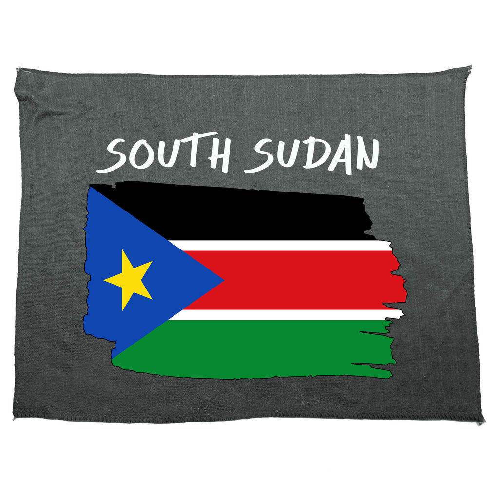 South Sudan - Funny Gym Sports Towel
