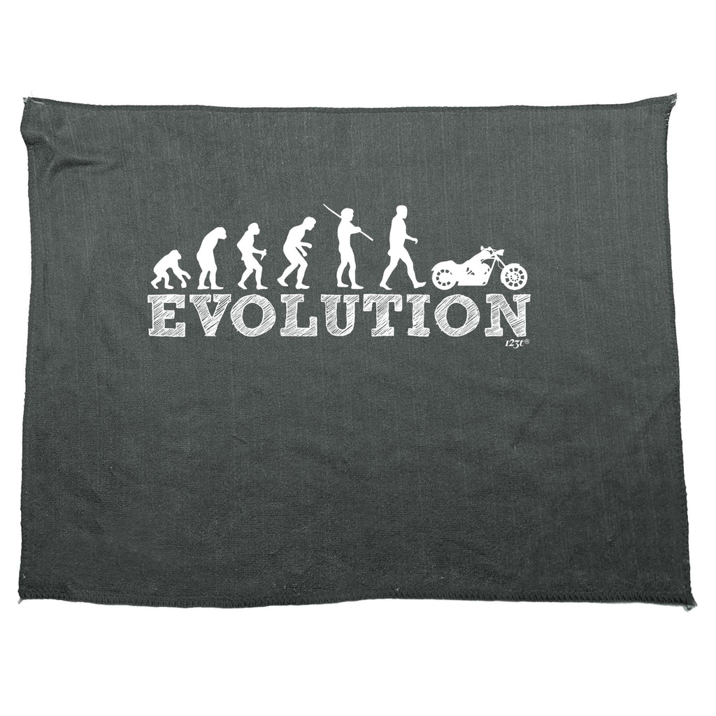 Evolution Motorbike Cruiser - Funny Novelty Gym Sports Microfiber Towel