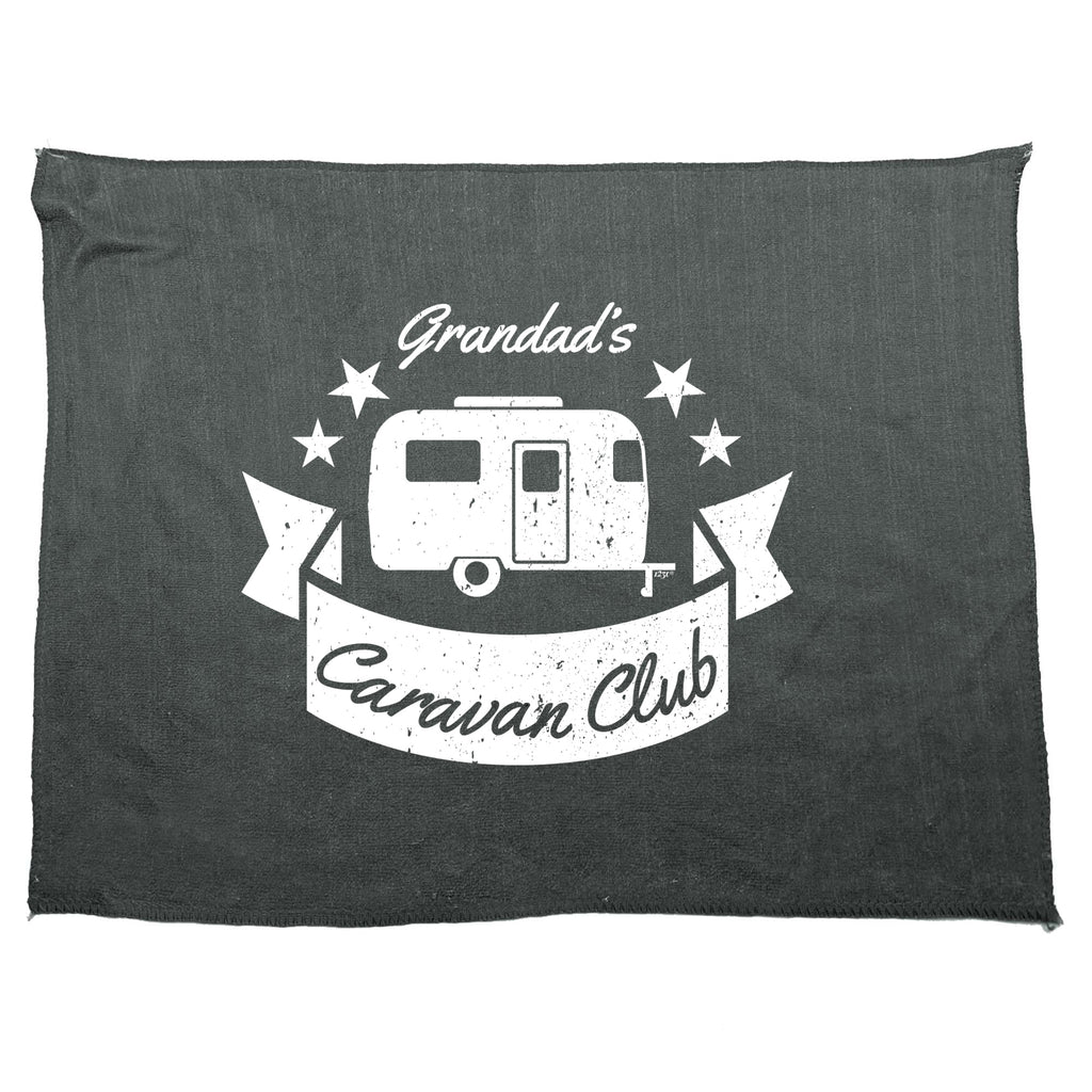 Grandads Caravan Club - Funny Novelty Gym Sports Microfiber Towel