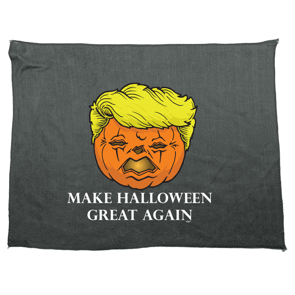 Make Halloween Great Again - Funny Novelty Gym Sports Microfiber Towel