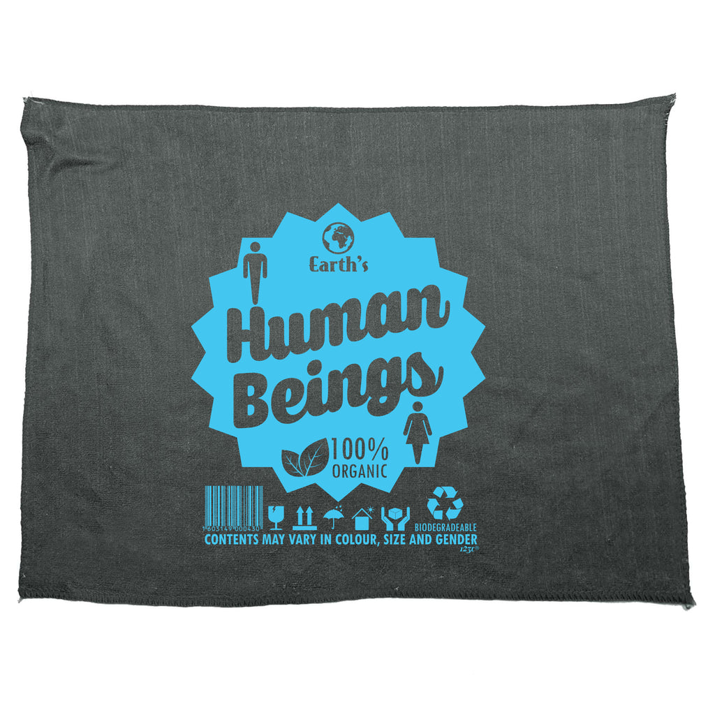Earths Human Beings - Funny Novelty Gym Sports Microfiber Towel