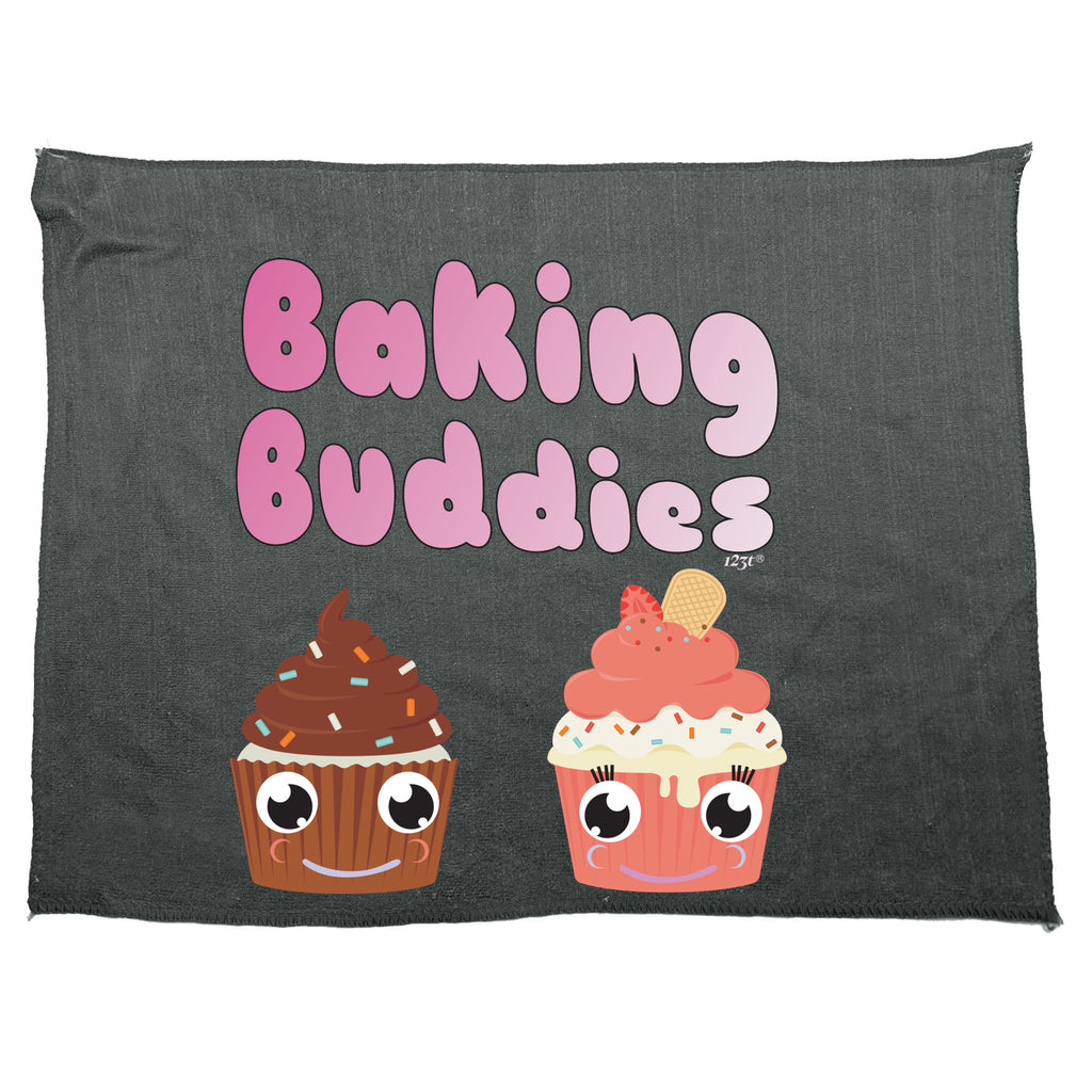 Baking Buddies Cup Cakes - Funny Novelty Gym Sports Microfiber Towel
