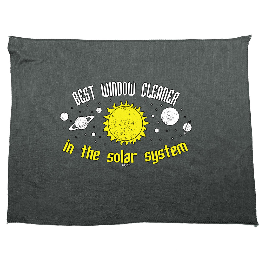 Best Window Cleaner Solar System - Funny Novelty Gym Sports Microfiber Towel