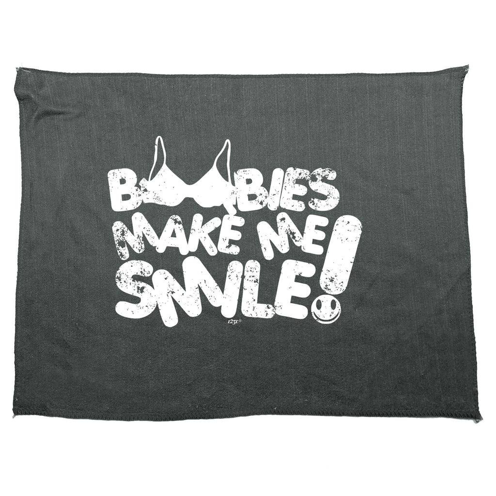 B  Bies Make Me Smile - Funny Novelty Gym Sports Microfiber Towel