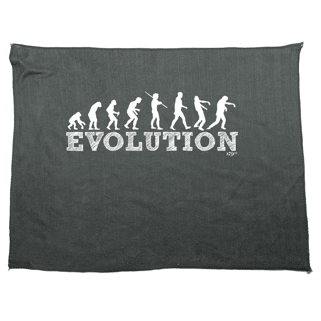 Evolution Zombies - Funny Novelty Gym Sports Microfiber Towel