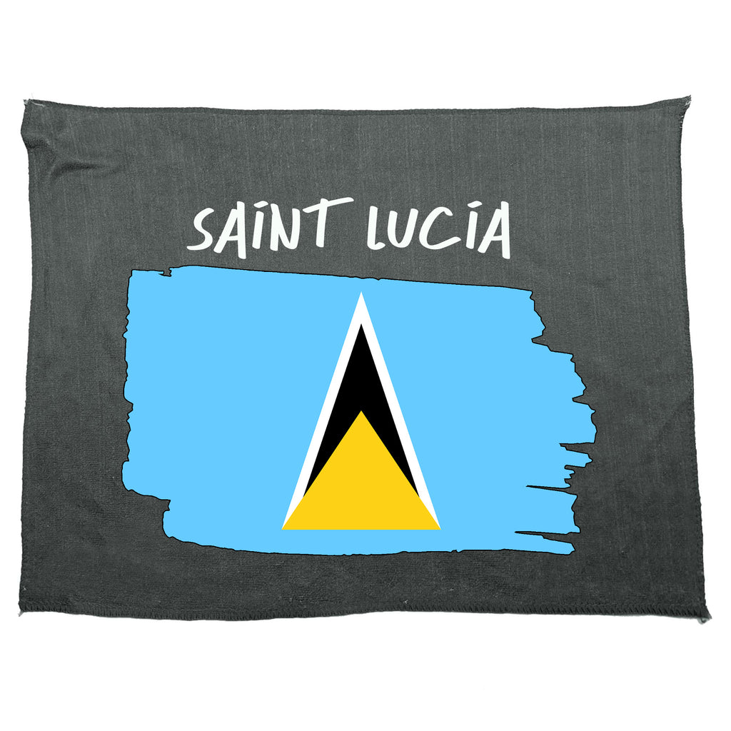Saint Lucia - Funny Gym Sports Towel