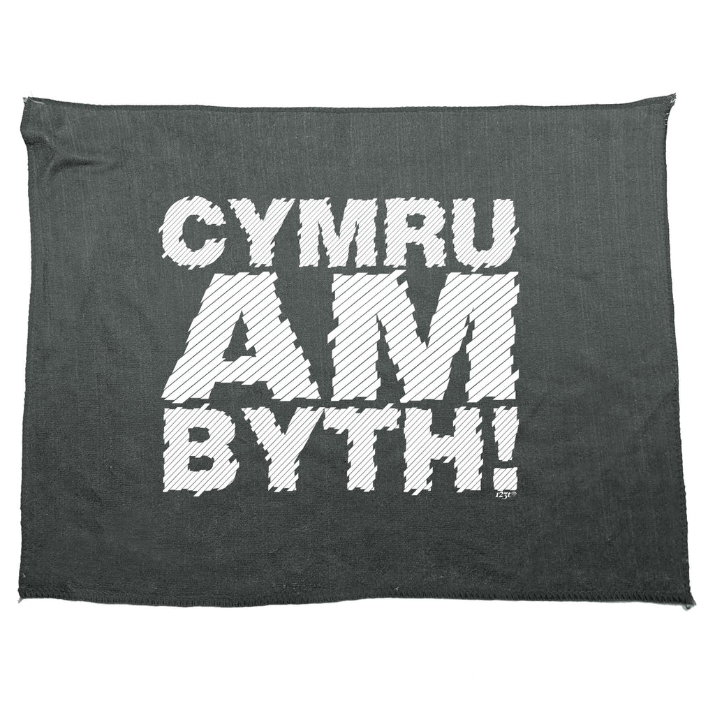 Cymru Am Byth Welsh Wales - Funny Novelty Gym Sports Microfiber Towel