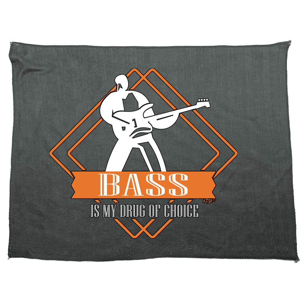 Bass Guitar Is My Choice Music - Funny Novelty Gym Sports Microfiber Towel
