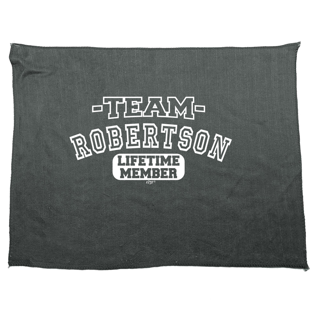 Robertson V2 Team Lifetime Member - Funny Novelty Gym Sports Microfiber Towel