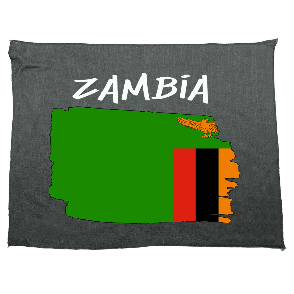 Zambia - Funny Gym Sports Towel