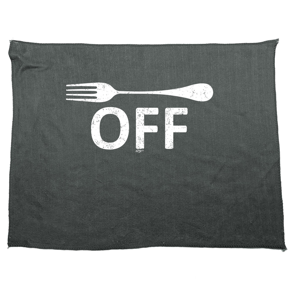 Fork Off - Funny Novelty Gym Sports Microfiber Towel