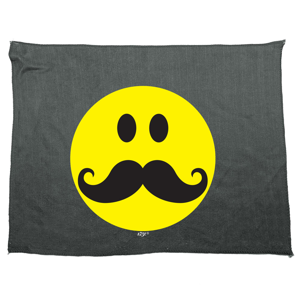 Moustache Smile - Funny Novelty Gym Sports Microfiber Towel