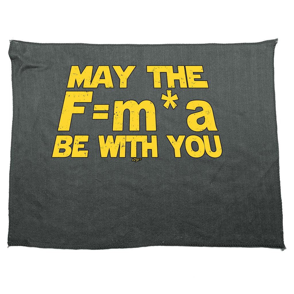 May The Force Be With You F M A - Funny Novelty Gym Sports Microfiber Towel