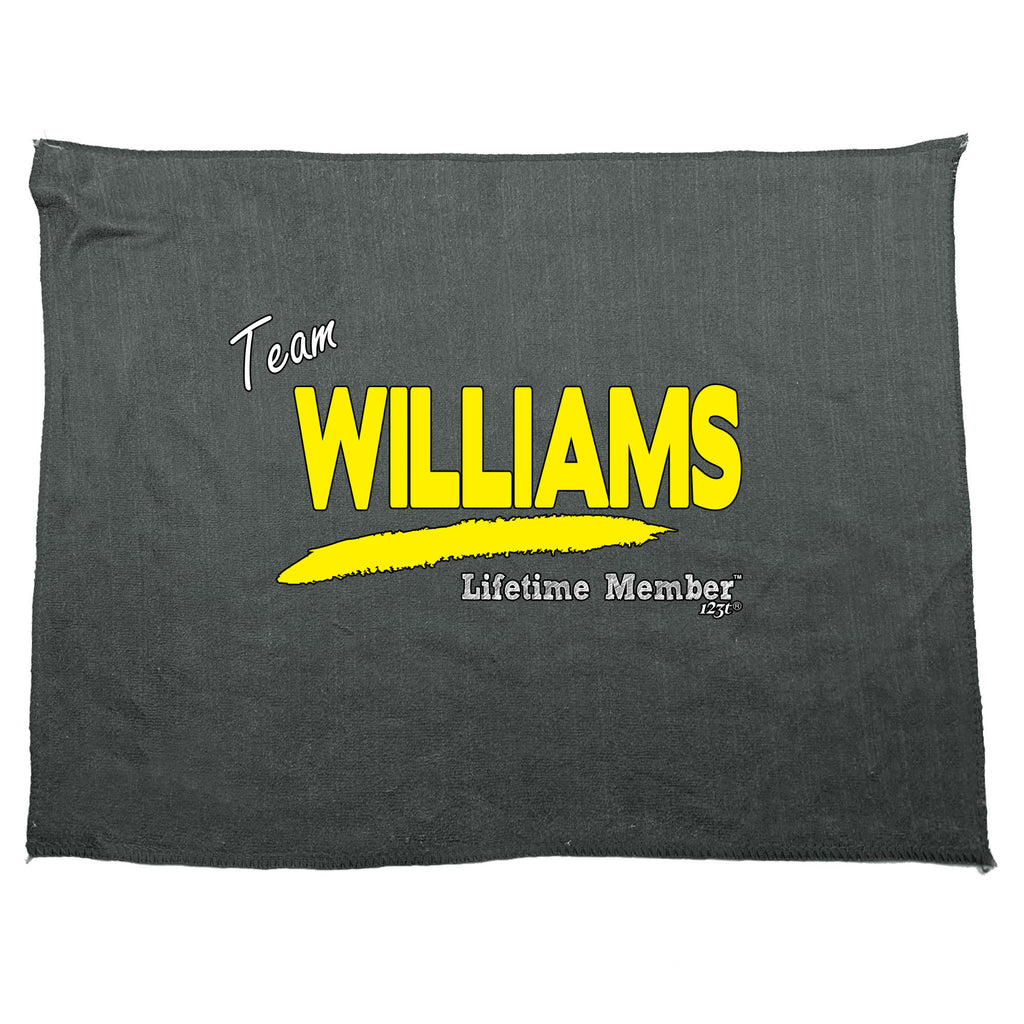 Williams V1 Lifetime Member - Funny Novelty Gym Sports Microfiber Towel