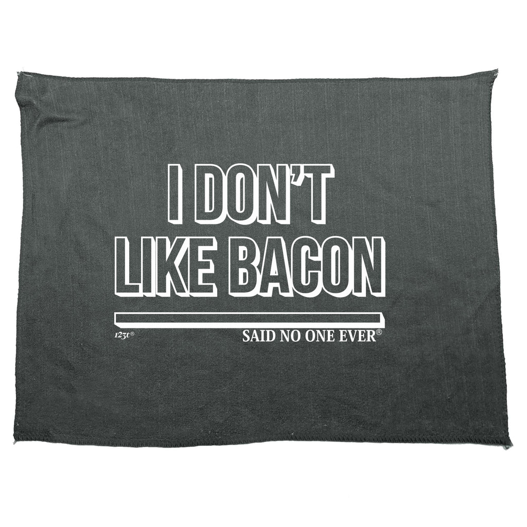 Dont Like Bacon Snoe - Funny Novelty Gym Sports Microfiber Towel