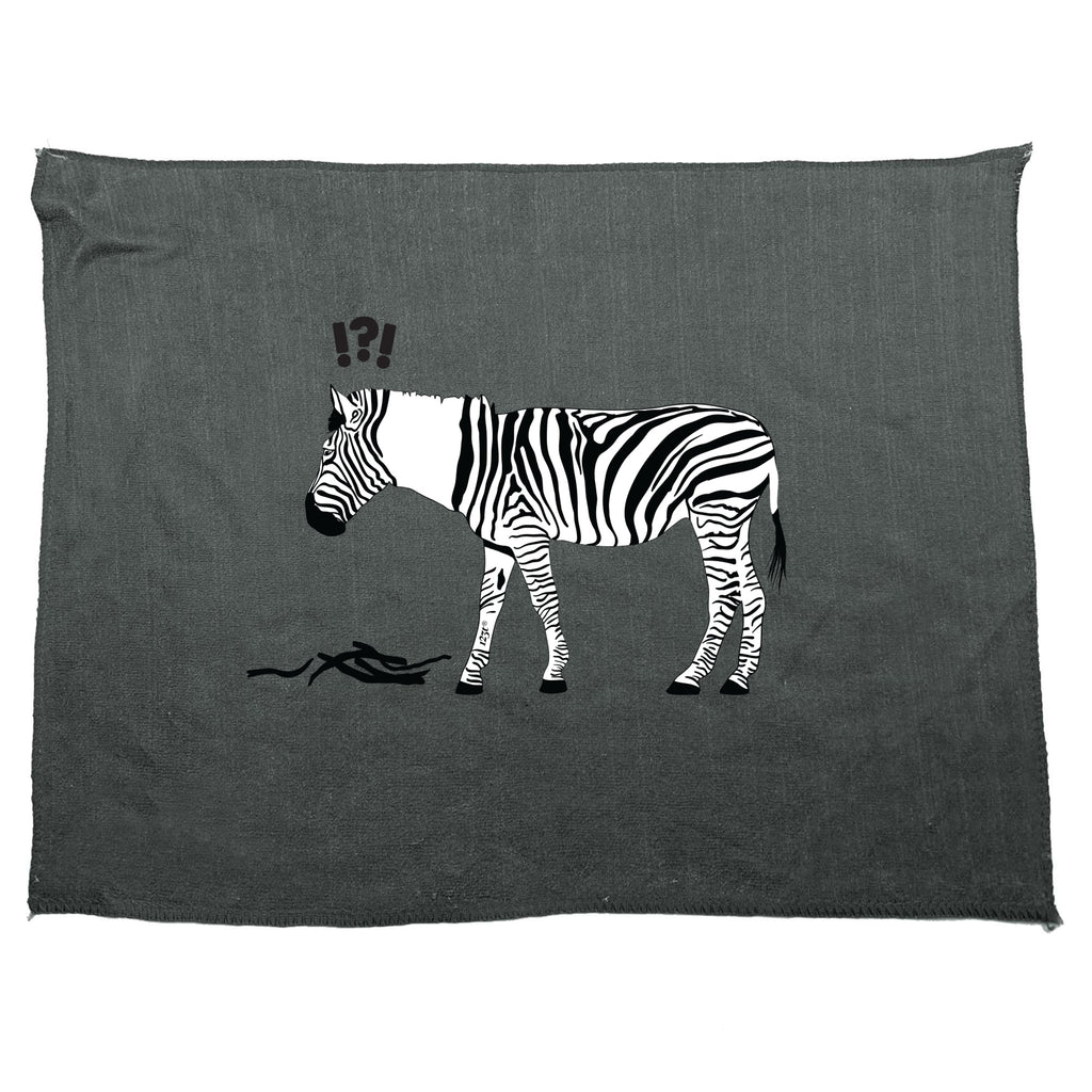 Zebra Stripe - Funny Novelty Gym Sports Microfiber Towel