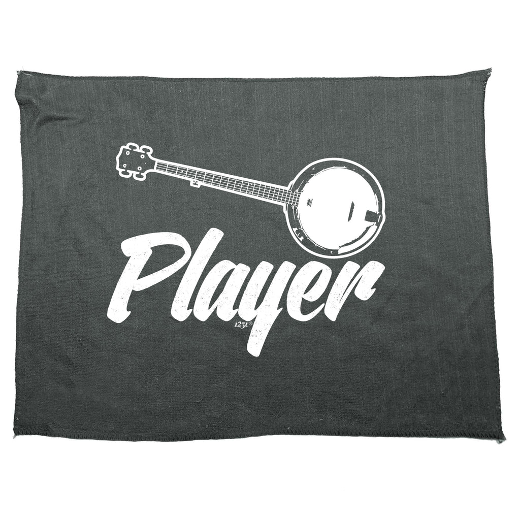 Banjo Player Music - Funny Novelty Gym Sports Microfiber Towel