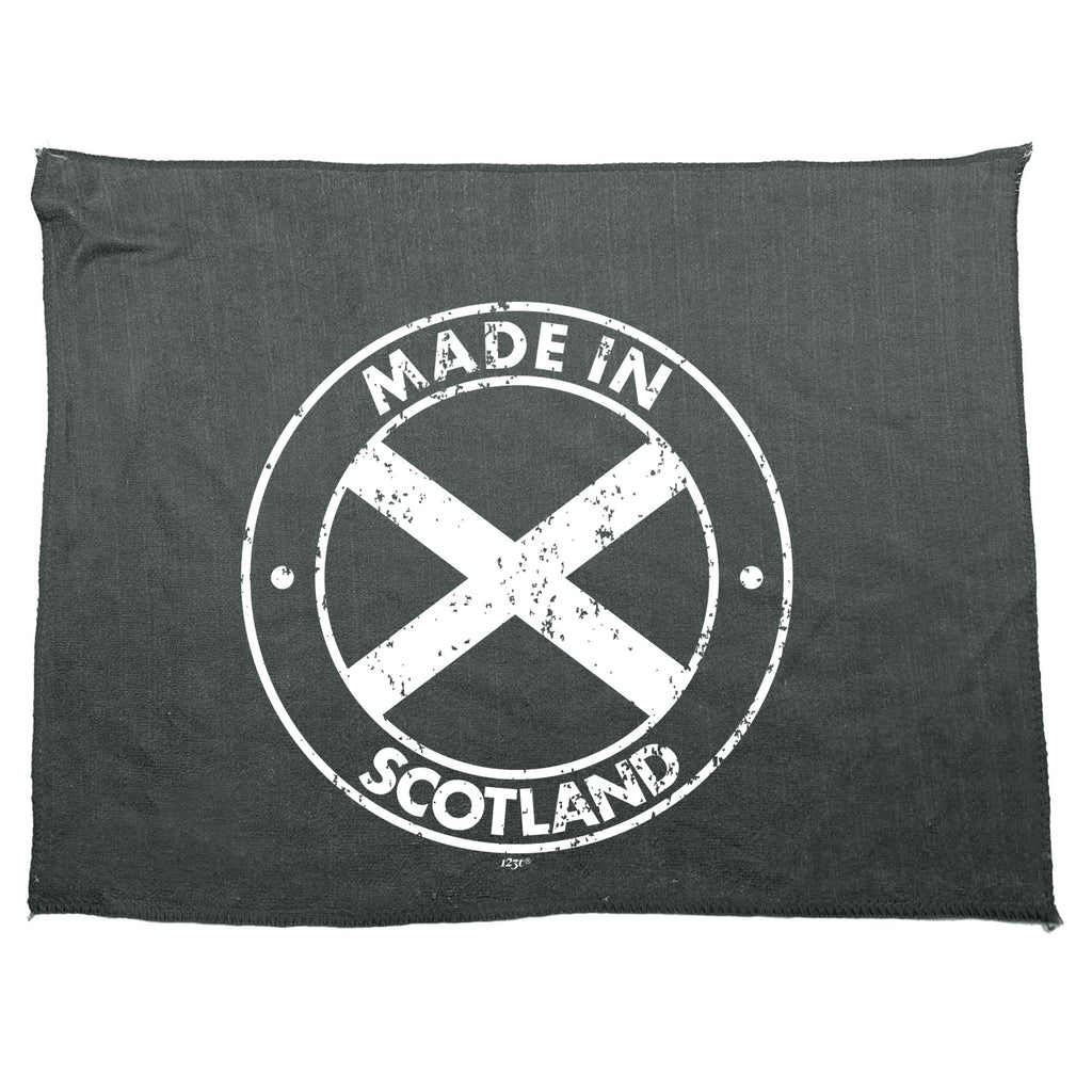 Made In Scotland - Funny Novelty Gym Sports Microfiber Towel
