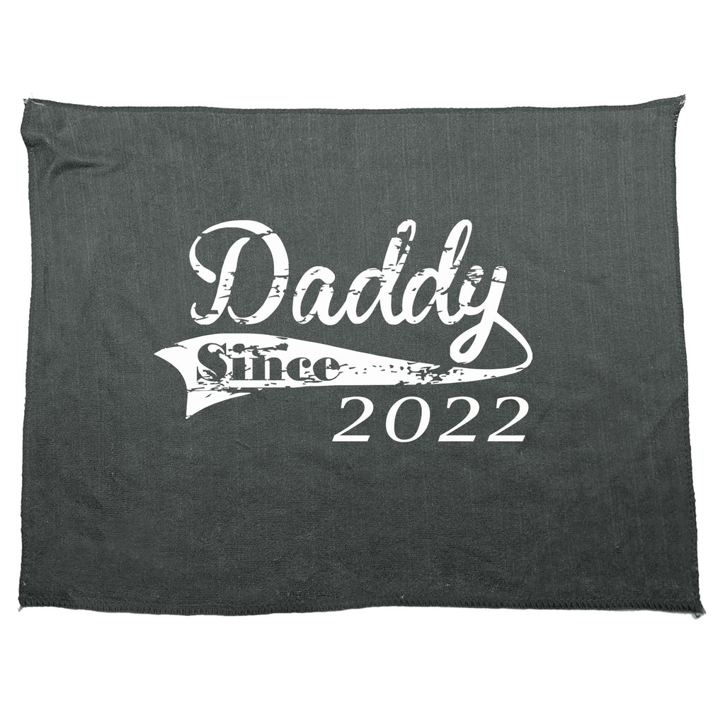 Daddy Since 2022 - Funny Novelty Gym Sports Microfiber Towel