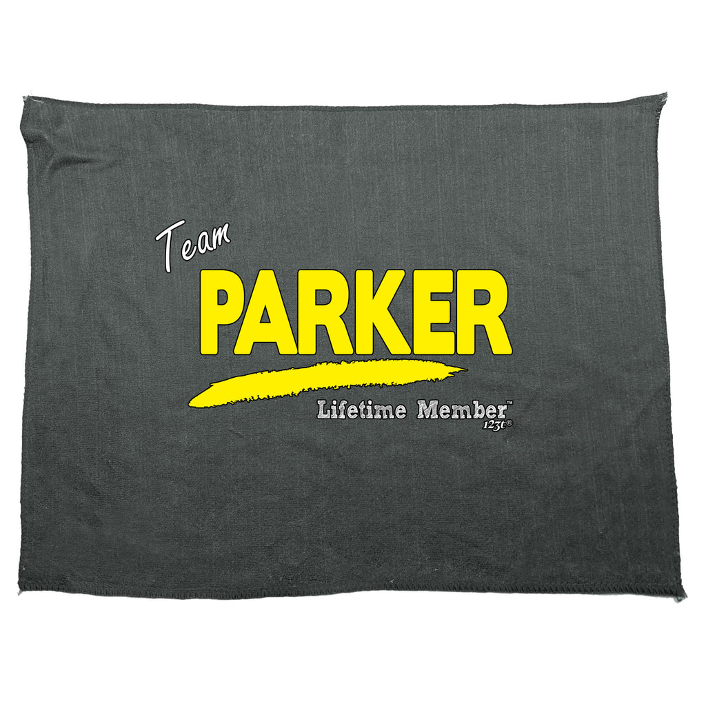 Parker V1 Lifetime Member - Funny Novelty Gym Sports Microfiber Towel