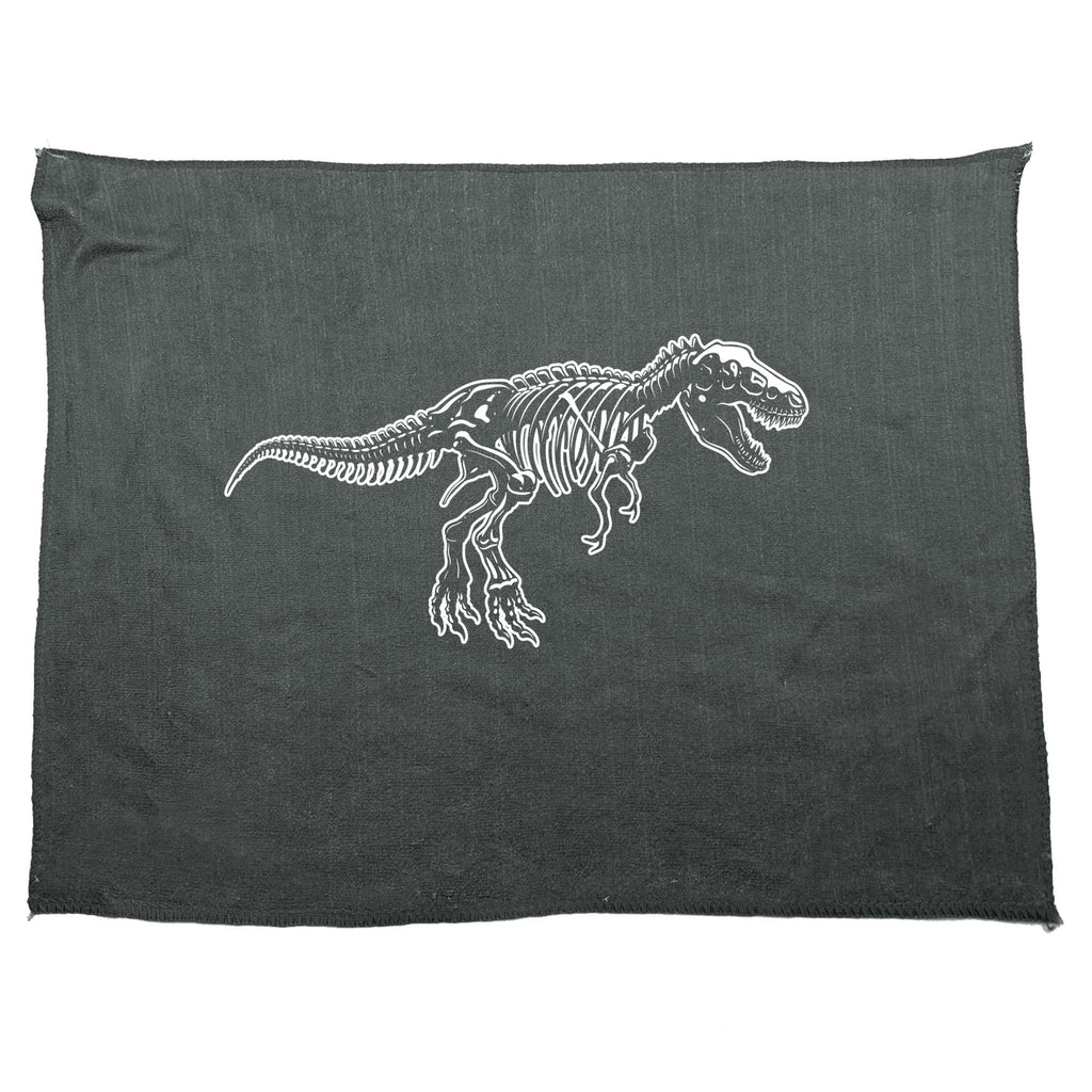 T Rex Bones Dinosaur White - Funny Novelty Gym Sports Microfiber Towel