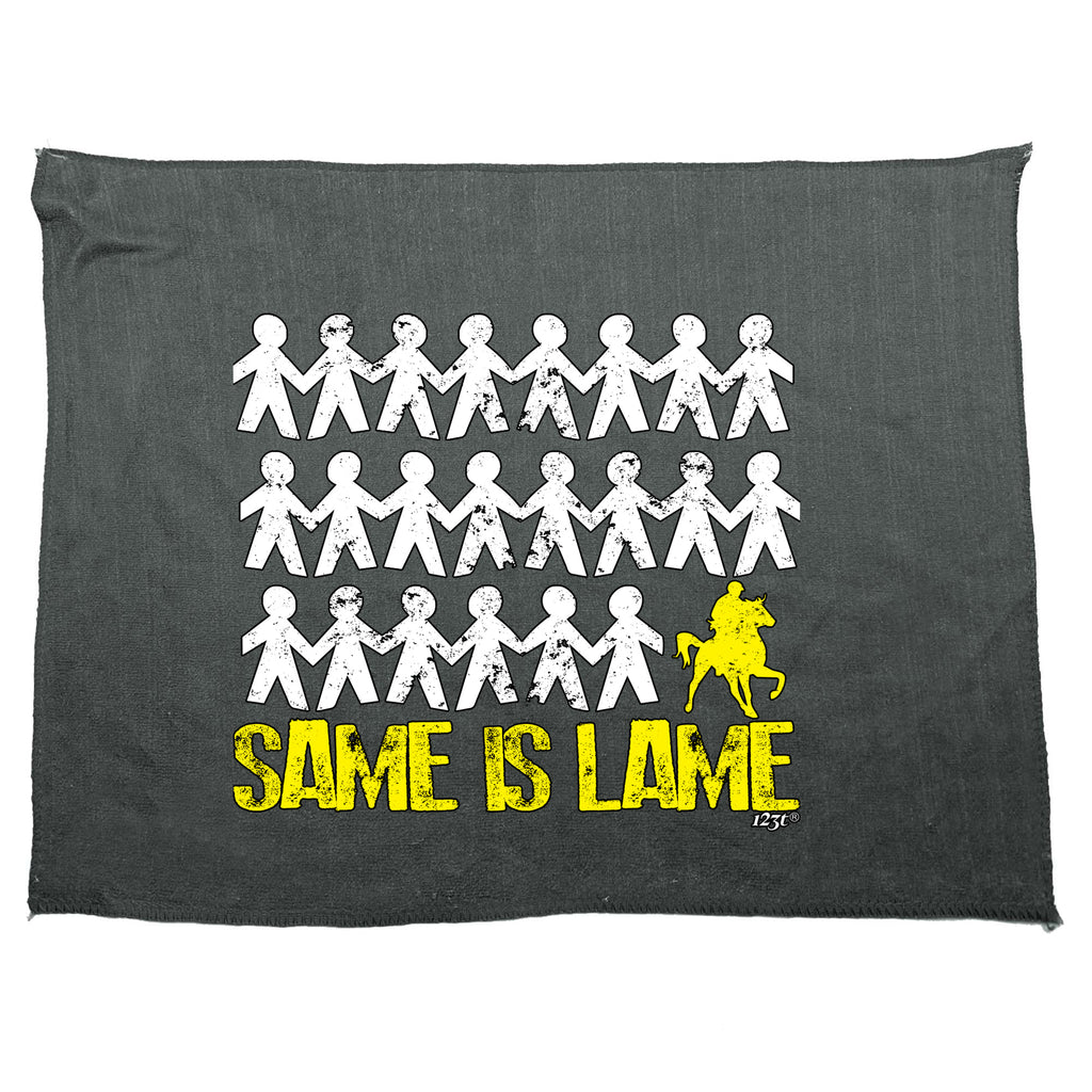 Same Is Lame Horse Ride - Funny Novelty Gym Sports Microfiber Towel