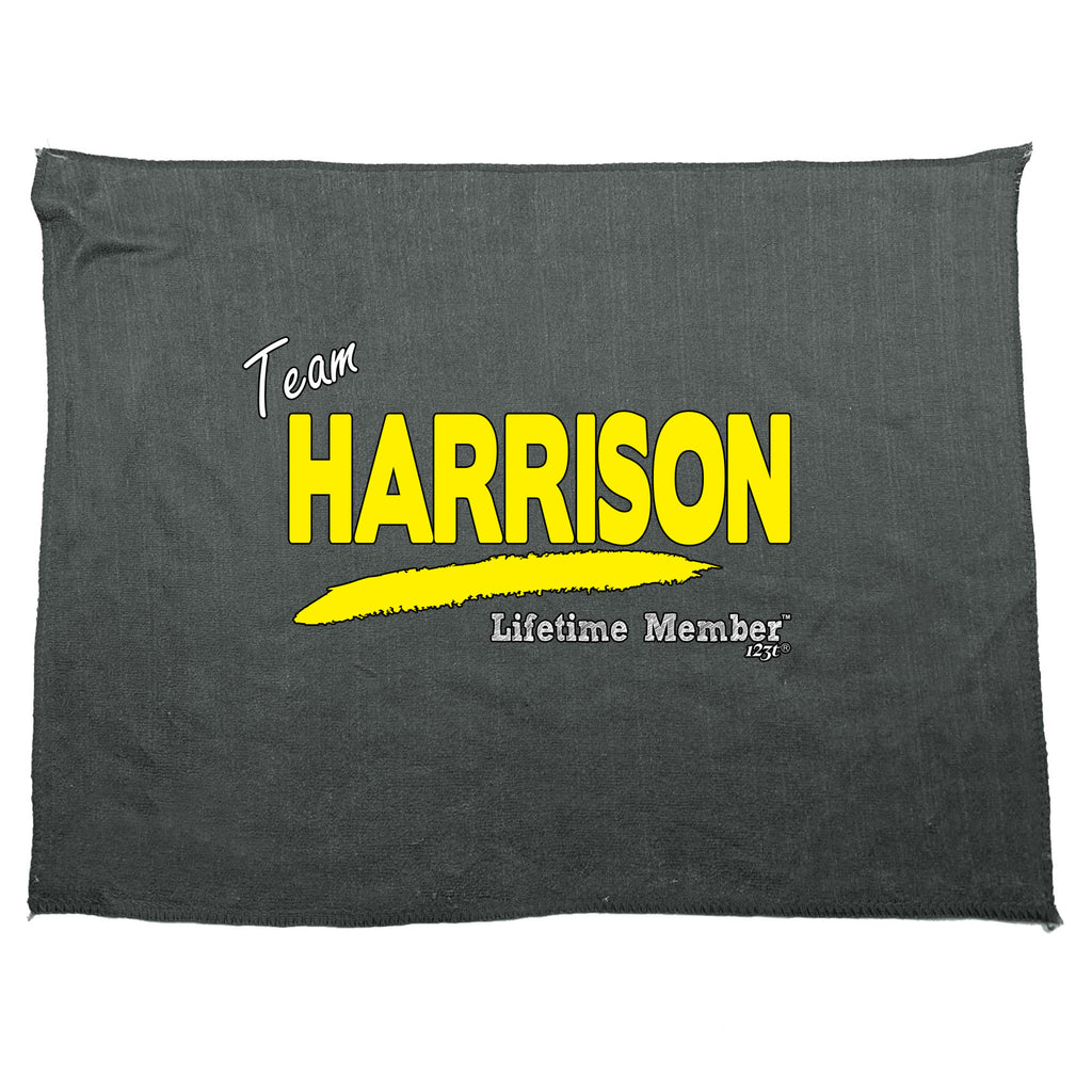 Harrison V1 Lifetime Member - Funny Novelty Gym Sports Microfiber Towel
