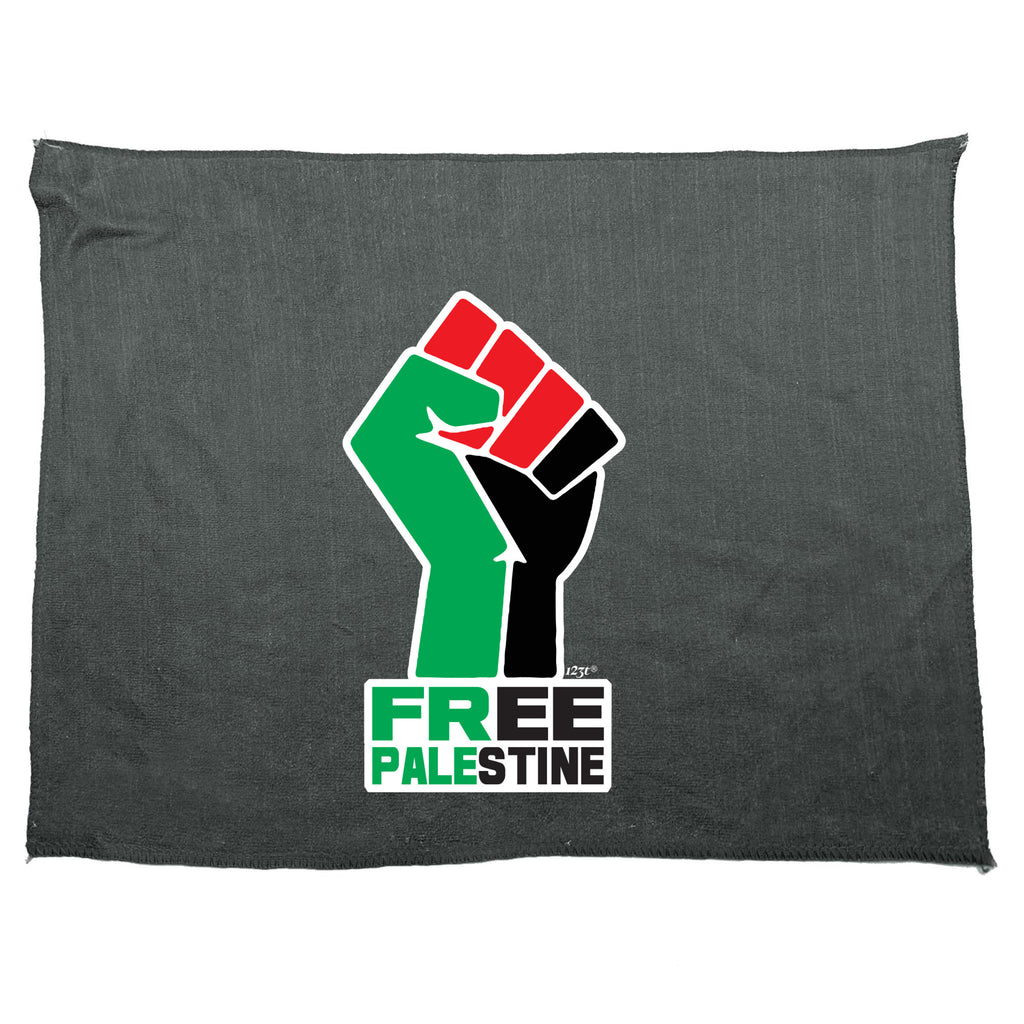 Free Palestine Fist - Funny Novelty Gym Sports Microfiber Towel