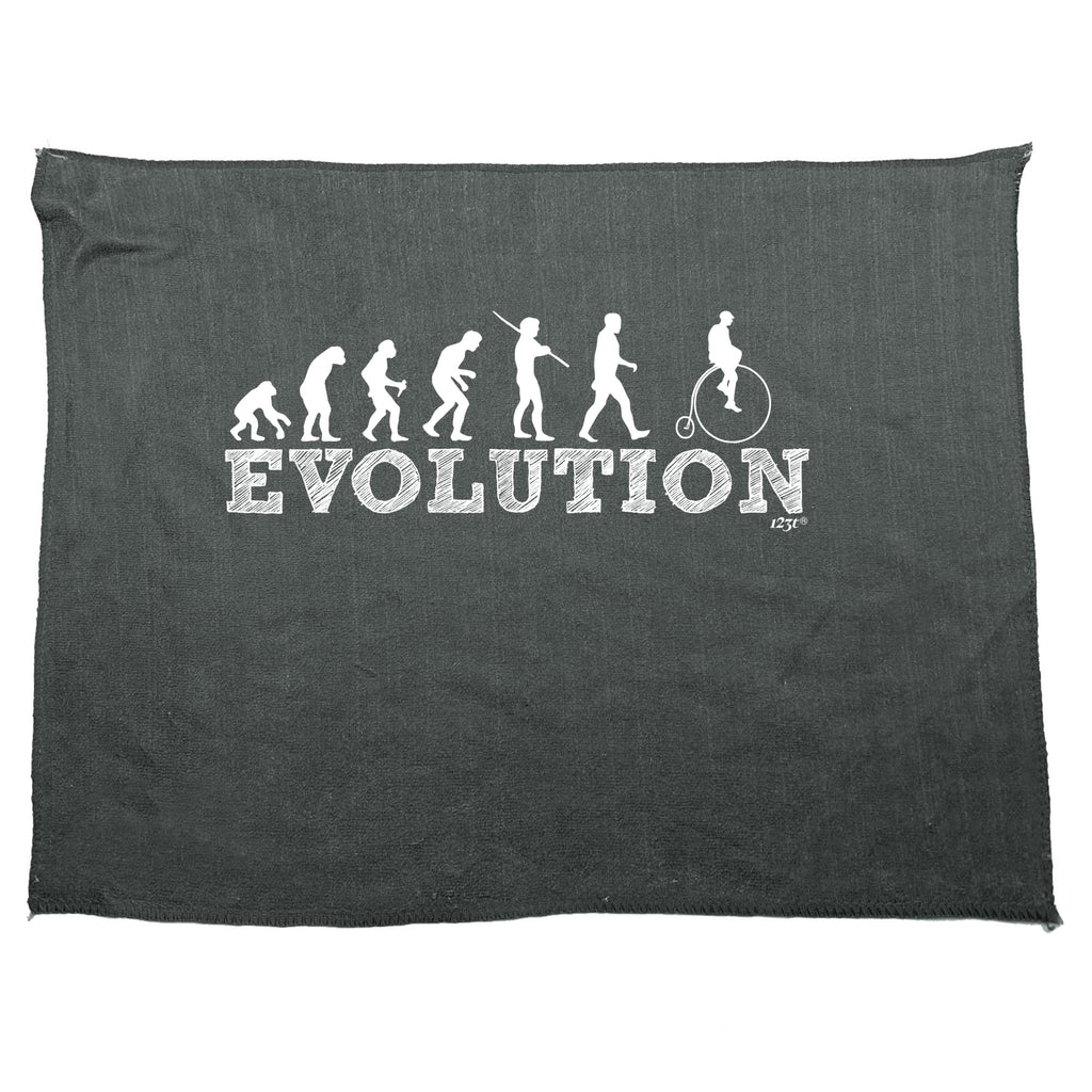 Evolution Penny Fathing - Funny Novelty Gym Sports Microfiber Towel