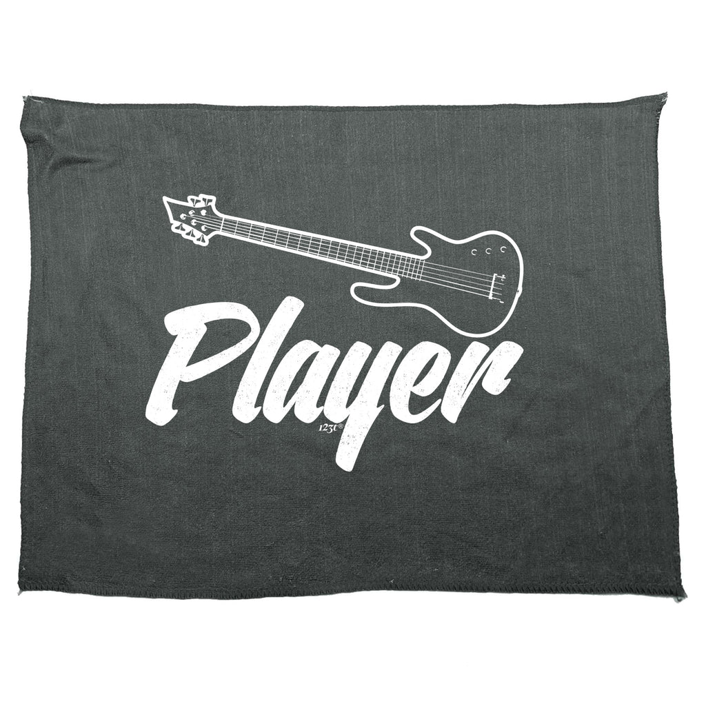 Guitar Player Music - Funny Novelty Gym Sports Microfiber Towel