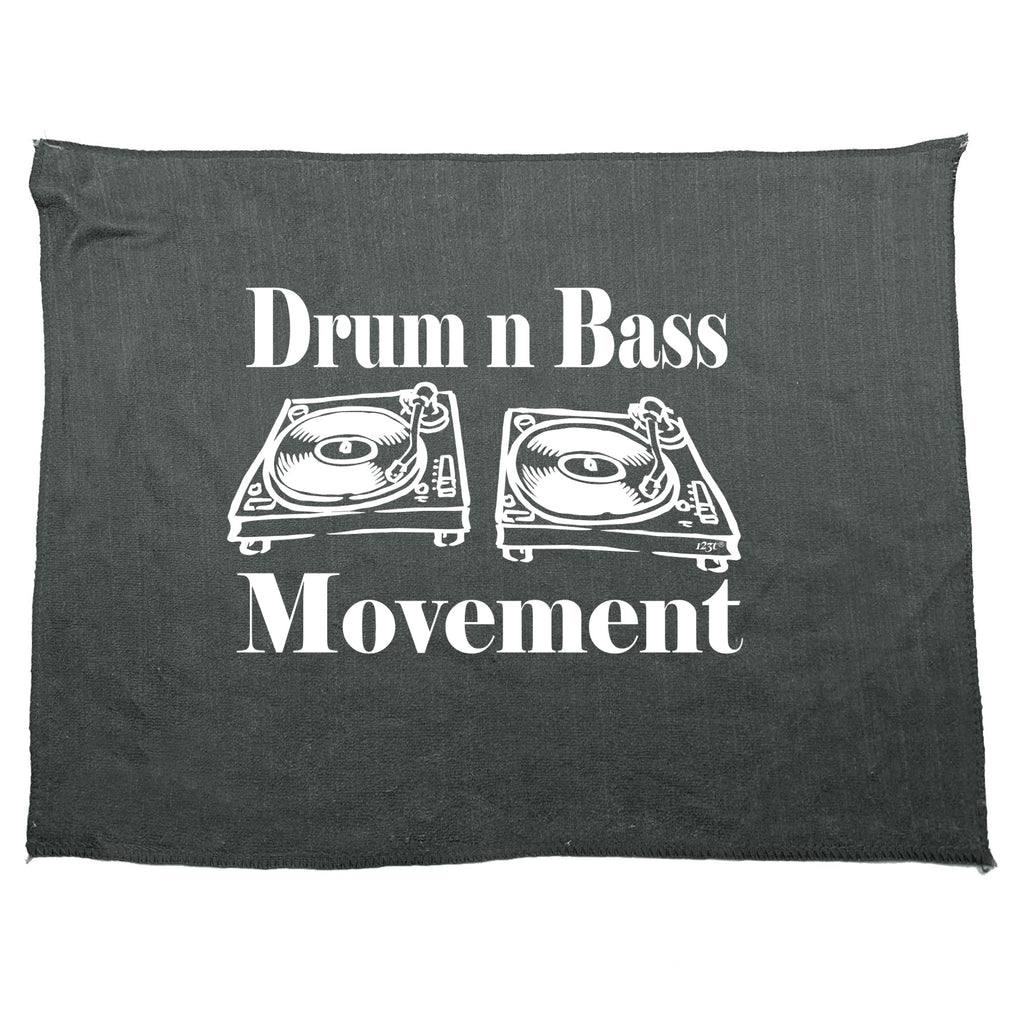 Drum N Bass Movement - Funny Novelty Gym Sports Microfiber Towel