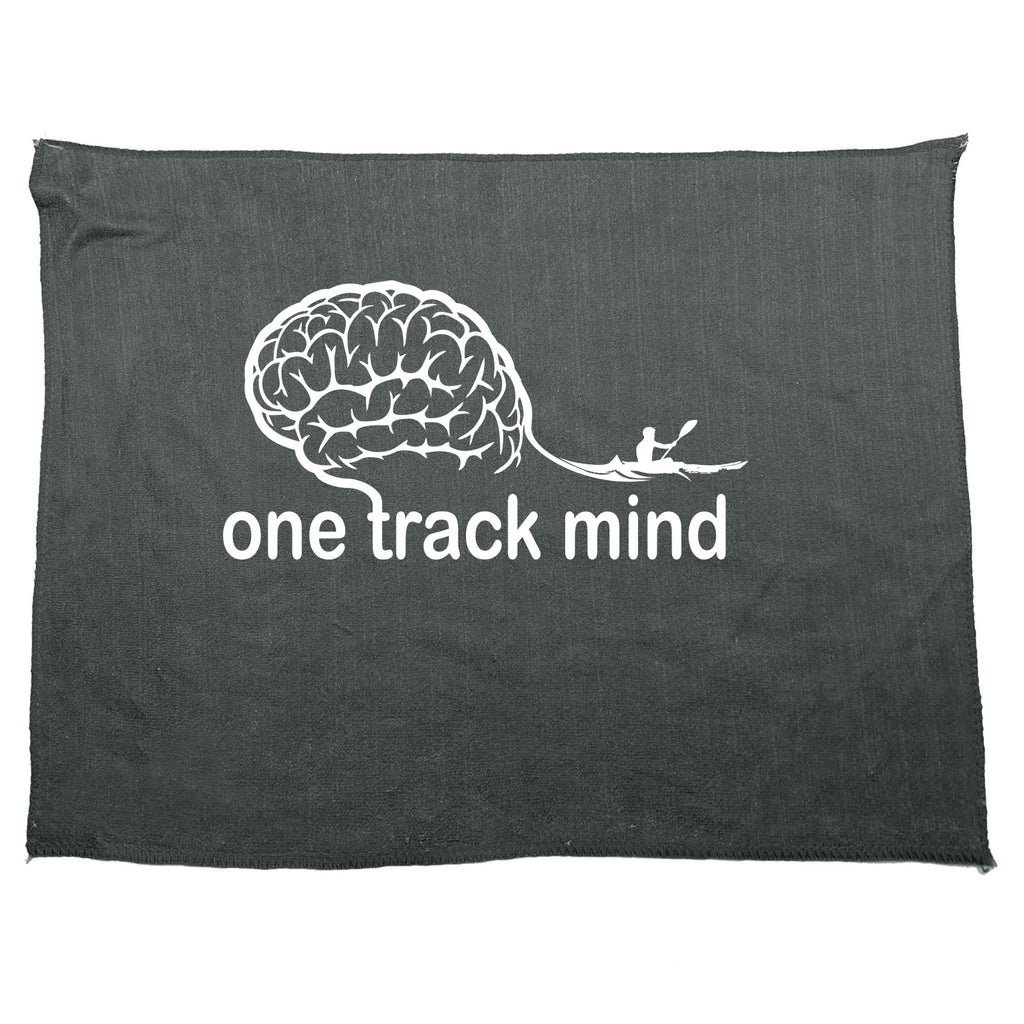 One Track Mind Kyak - Funny Novelty Gym Sports Microfiber Towel