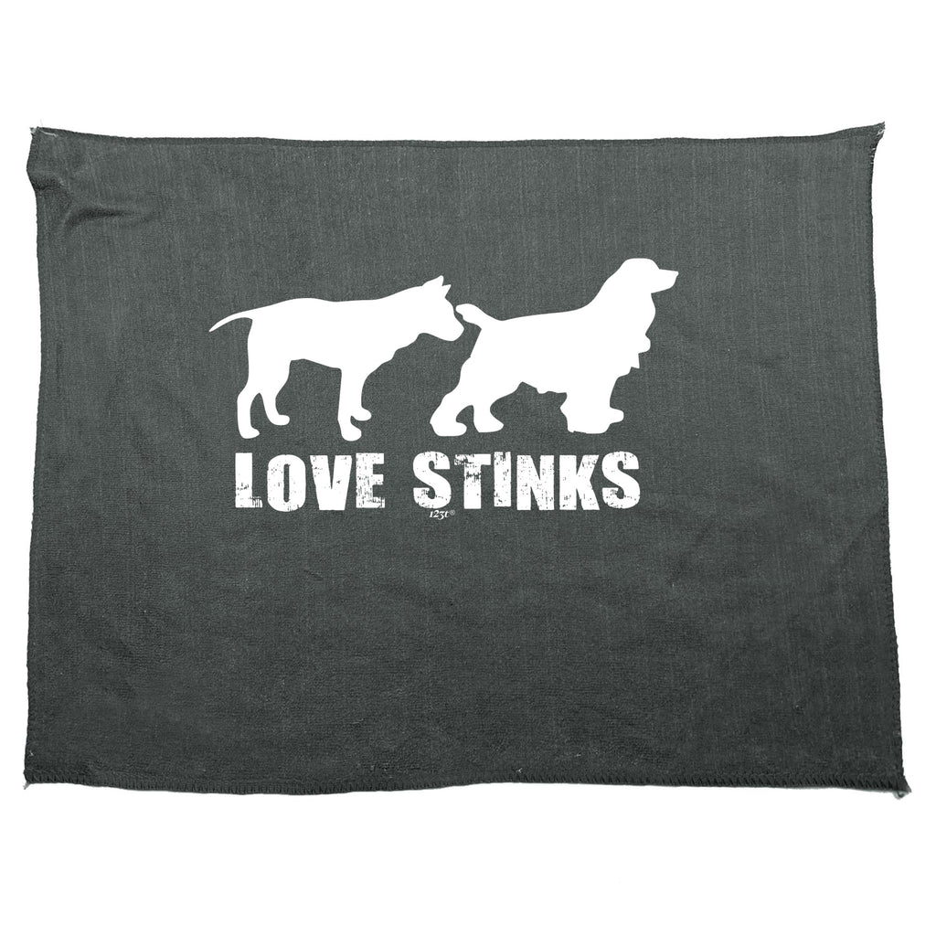 Love Stinks - Funny Novelty Gym Sports Microfiber Towel
