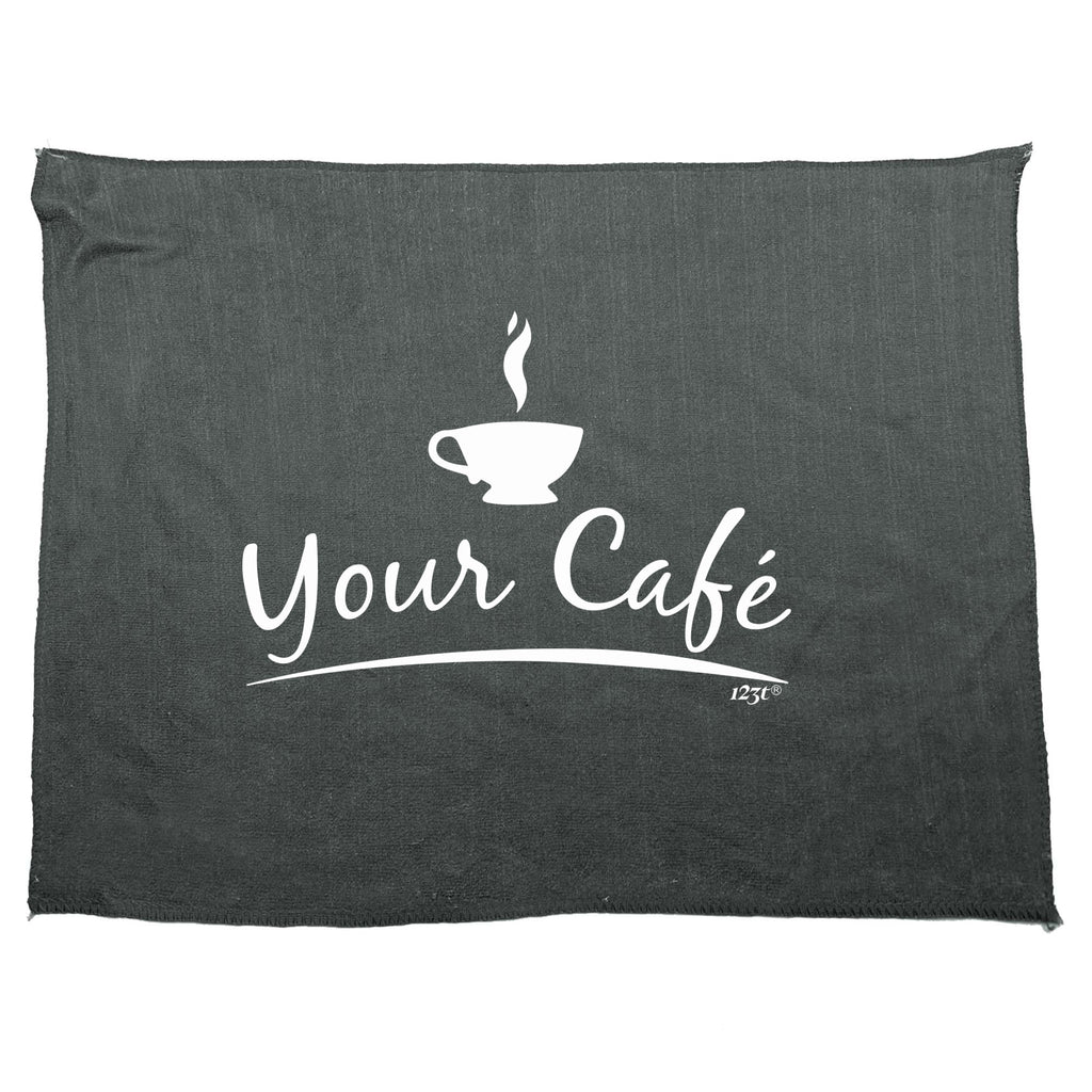 Your Cafe - Funny Novelty Gym Sports Microfiber Towel