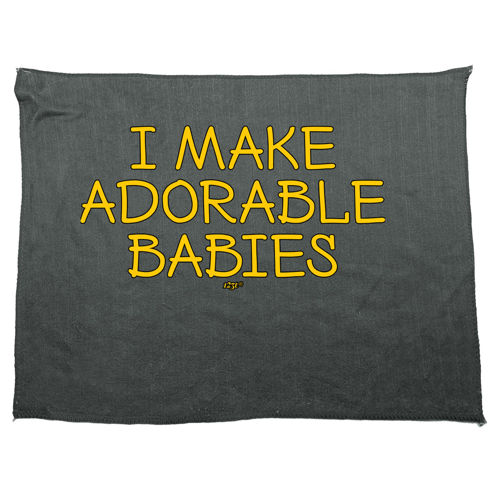 Make Adorable Babies - Funny Novelty Gym Sports Microfiber Towel