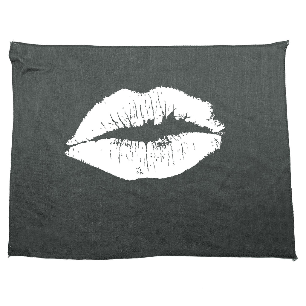 Kiss Lips - Funny Novelty Gym Sports Microfiber Towel