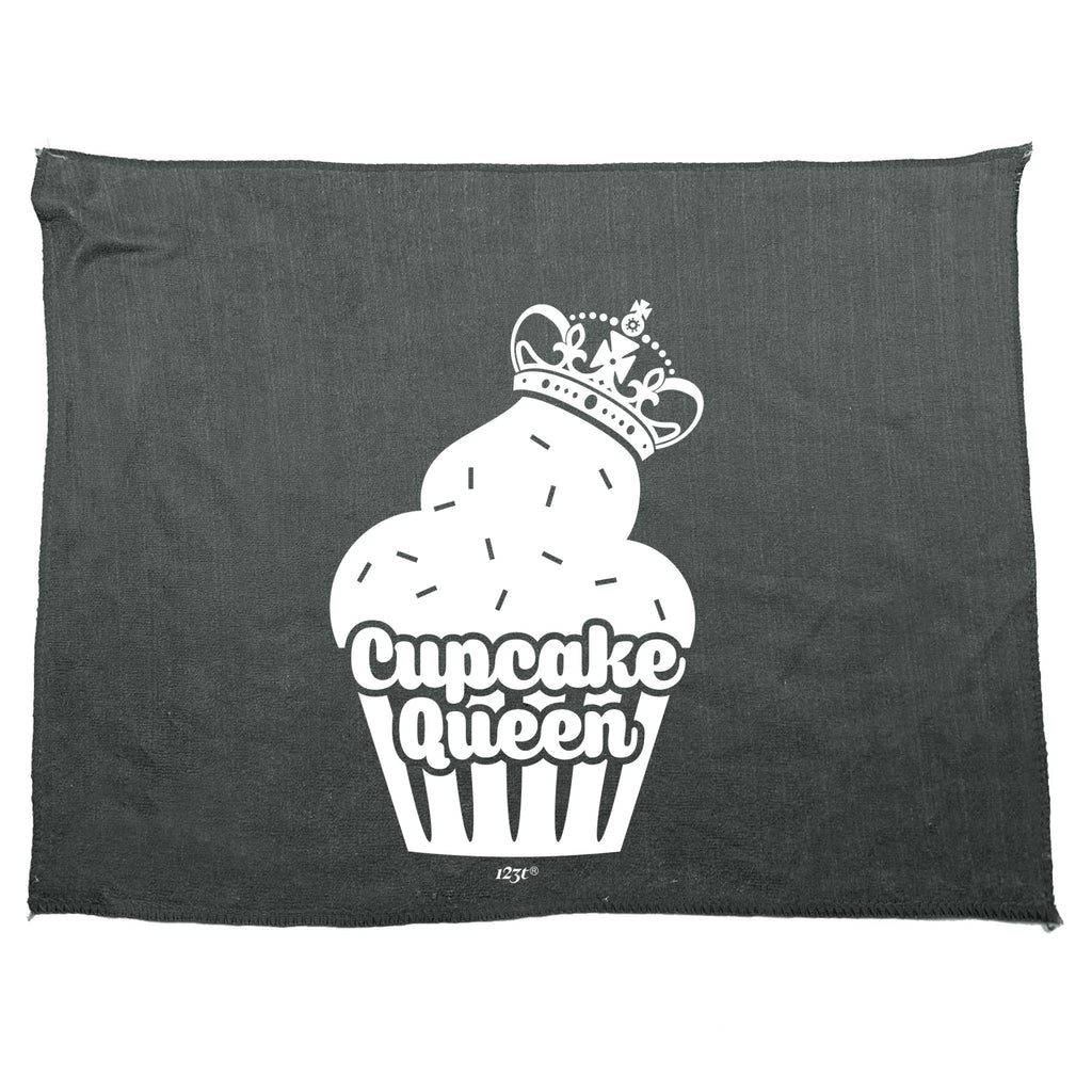 Cupcake Queen - Funny Novelty Gym Sports Microfiber Towel