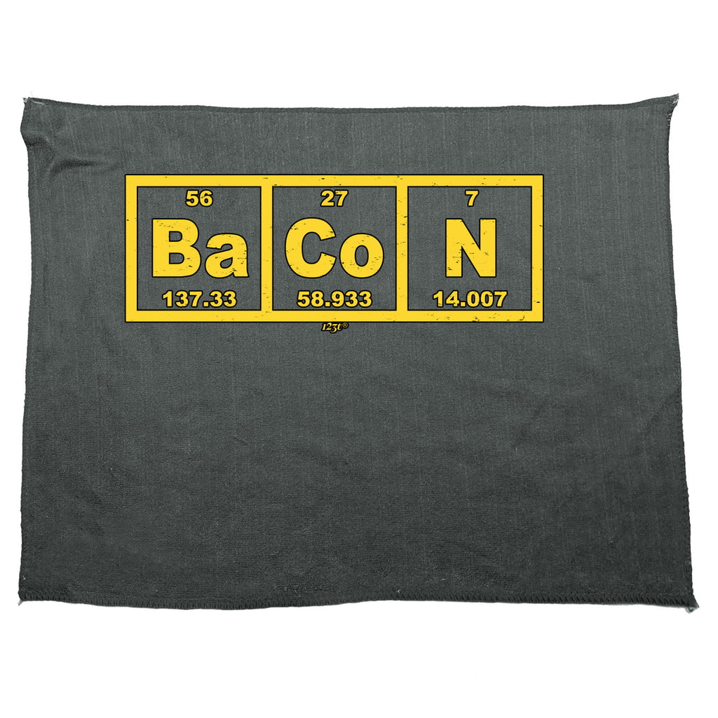 Bacon Periodic - Funny Novelty Gym Sports Microfiber Towel