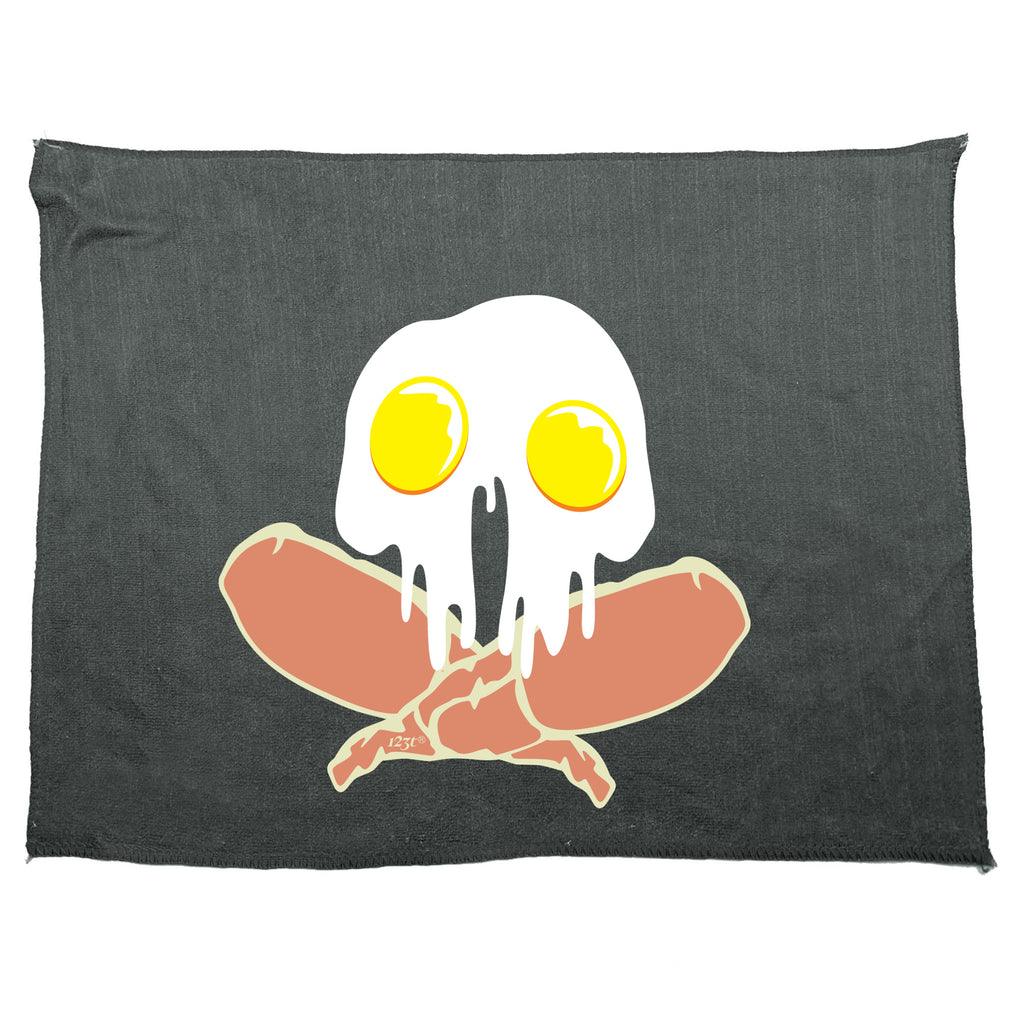 Ghoul Breakfast - Funny Novelty Gym Sports Microfiber Towel