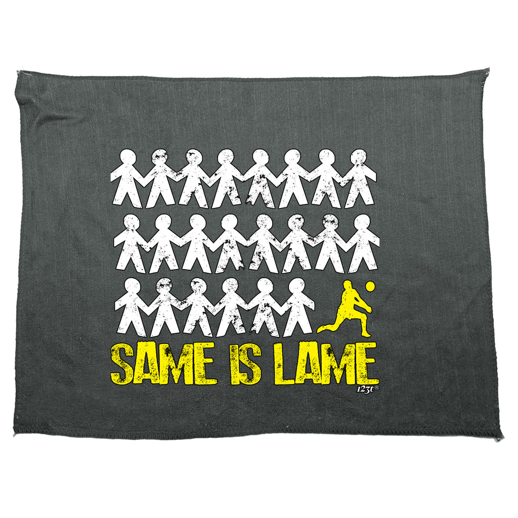 Same Is Lame Volleyball - Funny Novelty Gym Sports Microfiber Towel