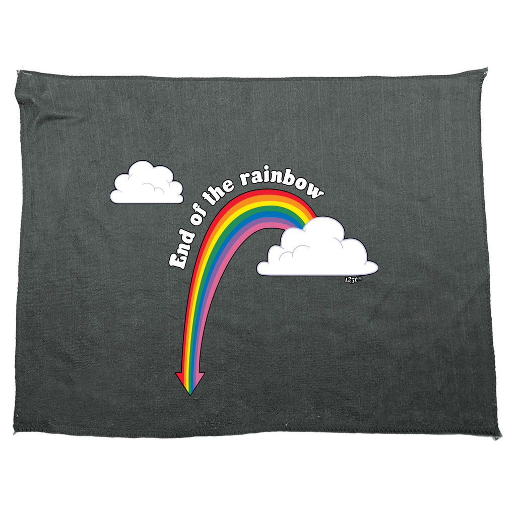 End Of The Rainbow - Funny Novelty Gym Sports Microfiber Towel