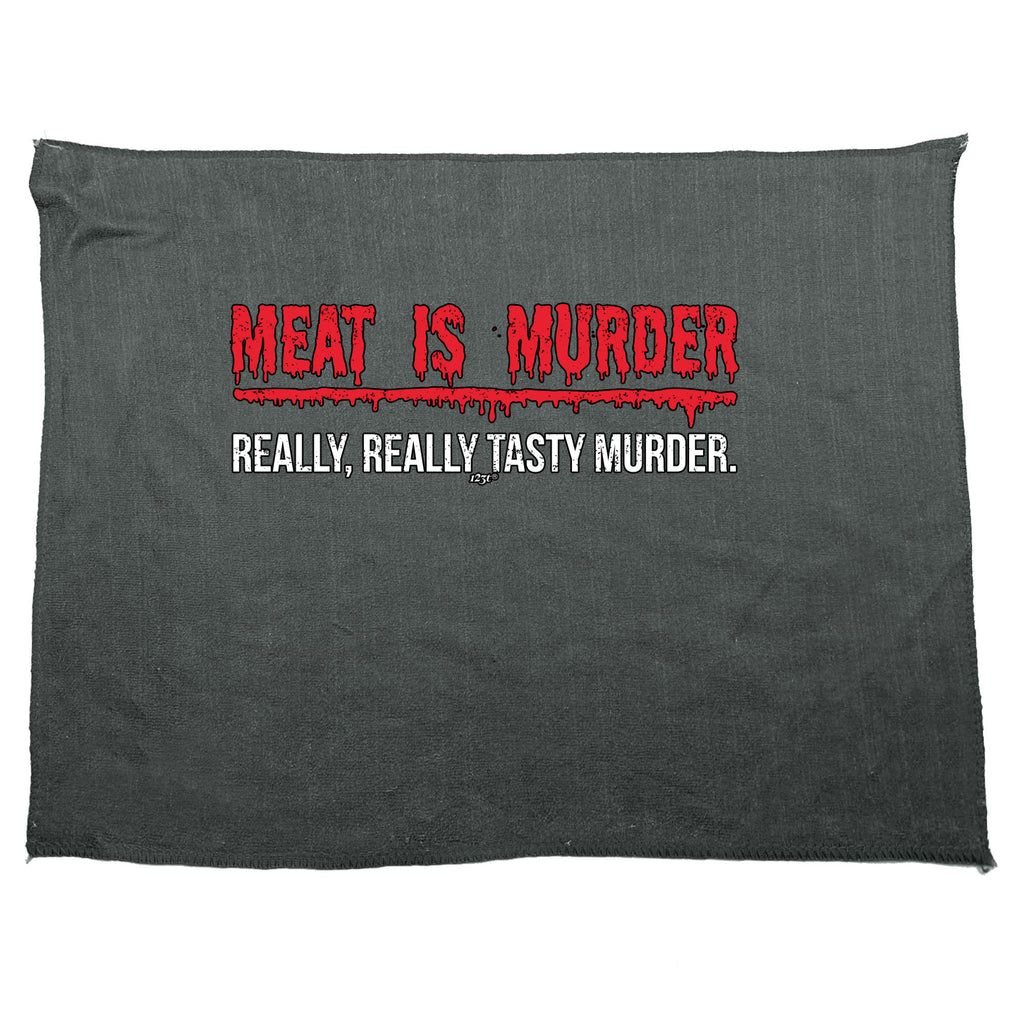Meat Really Really Tasty - Funny Novelty Gym Sports Microfiber Towel