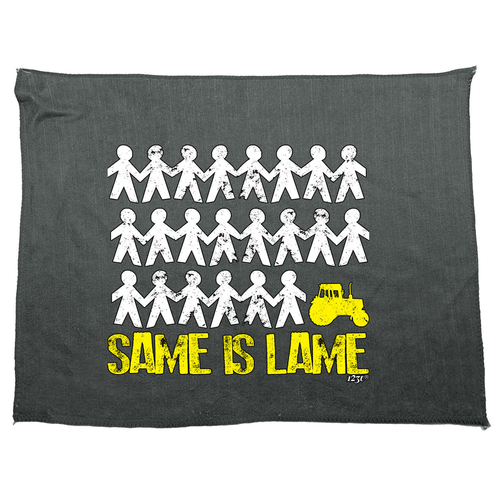 Same Is Lame Tractor - Funny Novelty Gym Sports Microfiber Towel