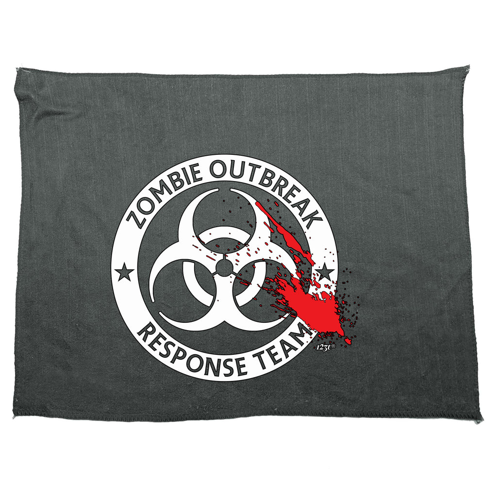 Zombie Outbreak Response Team - Funny Novelty Gym Sports Microfiber Towel